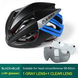 Bike Helmets Sunglasses Cycling Glasses 3 Lens