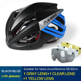 Bike Helmets Sunglasses Cycling Glasses 3 Lens