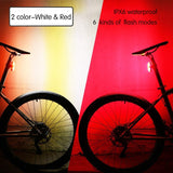 120Lumens USB Rechargeable Bicycle Rear Light Cycling LED