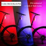 120Lumens USB Rechargeable Bicycle Rear Light Cycling LED