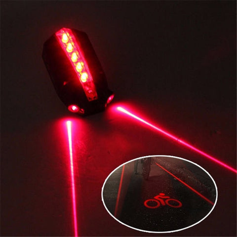 Safety Warning Red Rear Lamp Waterproof