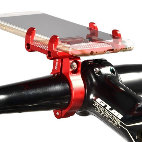 Aluminum Bicycle Phone Holder For 3.5-6.2 inch Smartphone Adjustable Support GPS