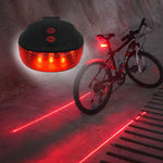WasaFire Bicycle LED Taillight Safety Warning Light 5 LED+2 Laser Night Mountain Bike Rear Light Tail Light Lamp Bycicle Light