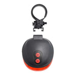 WasaFire Bicycle LED Taillight Safety Warning Light 5 LED+2 Laser Night Mountain Bike Rear Light Tail Light Lamp Bycicle Light
