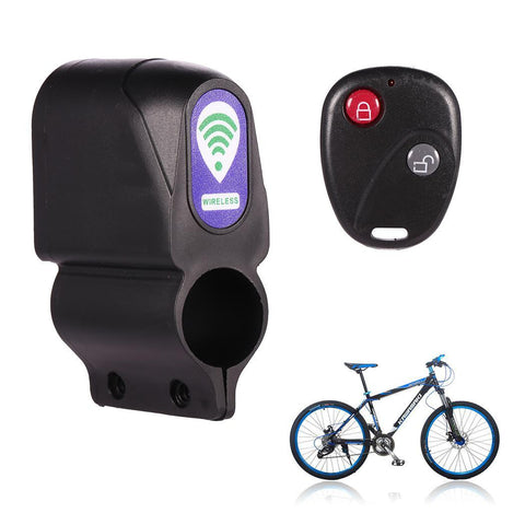 Anti-theft Bike Lock Cycling Security Lock Wireless Remote Control Vibration Alarm