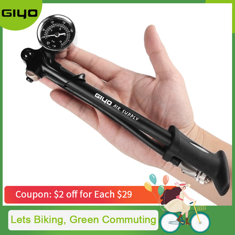 High-pressure Bike Air Shock Pump For Fork & Rear Suspension
