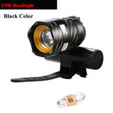 15000LM T6 USB Rear Light Adjustable Bicycle Light