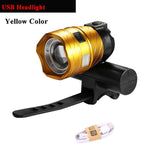 15000LM T6 USB Rear Light Adjustable Bicycle Light
