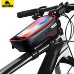 Bike Bag  Waterproof Front Bag 6.2inch Mobile Phone Case Bicycle